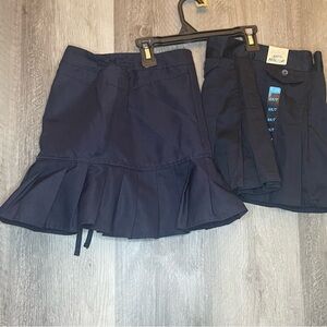 Girls School Uniform Skirt Lot Size 6X 7 Navy U.S. Polo Assn Children’s Place